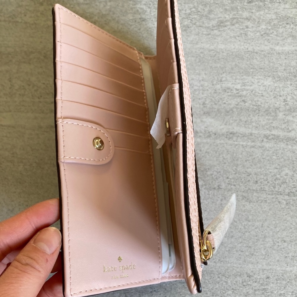 NWT KATE SPADE varmvellum Pershing street wallet - Picture 4 of 12
